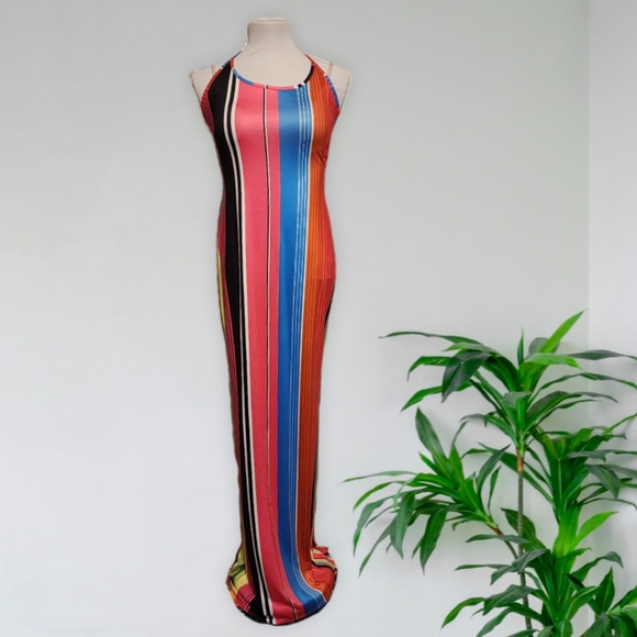 No Brand Dresses & Skirts - Full Strip Long Summer Dress